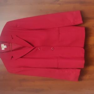 Talbot's Red Blazer Size 6